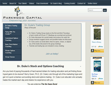 Tablet Screenshot of parkwoodcapitalllc.com